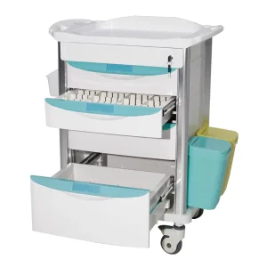 MN DC008 Hospital Trolley Drug Delivery ABS Medical Emergency Treatment Medicine Cart