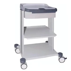 MN IT001 Hospital Instrument Trolley with ABS One piece Table and Cold Steel Spray Material