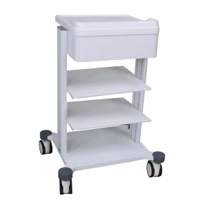 MN IT001C Hospital Instrument Trolley with ABS One piece Table and Cold Steel Spray Material