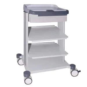 MN IT001C Hospital Instrument Trolley with ABS One piece Table and Cold Steel Spray Material