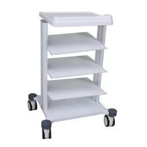 MN IT001D Hospital Instrument Trolley with ABS One piece Table and Cold Steel Spray Material