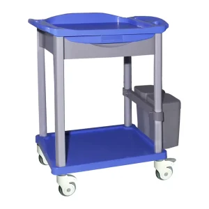 MN TC003 Hospital Use Furniture Medical Treatment Trolley with Free divided Drawer ABS One piece Table