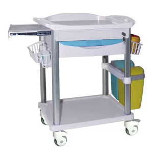 MN-TC005 Medical Furniture Equipment ABS Plastic Nursing Trolley