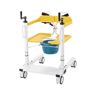 MN YWJ001 Health Care Supplies Hydraulic Patient Transfer Lift Chair with Commode Shower