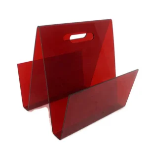 Magazine Rack Side Table Design in Acrylic Acrylic Magazine Rack Wall Mounted Clear Acrylic Magazine Holder