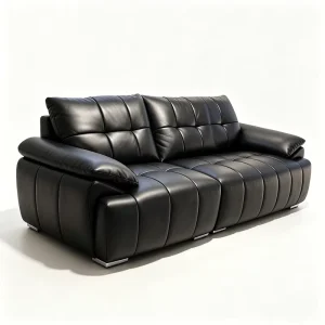 Manfit Commercial Genuine Leather Sofa Custom Color Wearproof Leather Sofa for Office Lobby Club