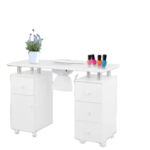 Manicure Table Nail Desk for Nail Tech Nail Table Beauty Salon Station Electric Dust Collector for Beauty Salon