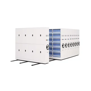 Manual Commercial Office Furniture Custom Intelligent Compactor Mobile Shelving System Storage Archive Filing Cabinet Steel ISO