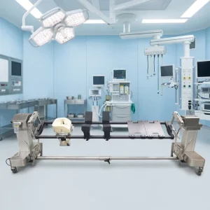 Manual Dual Column Steel Frame Spine Surgery Operating Table