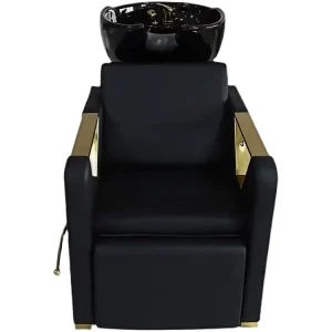 Manual Leg Lift Shampoo Bed with Customized Salon Shampoo Chair