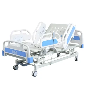 Manual Three-roller Stainless Steel Hospital Bed for Elderly with Limited Mobility Care Bed Class I Medical Device