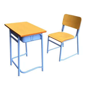 Manufactory Primary School Desk and Chair Secondary School Plywood Desk and Chair Set for Student Study