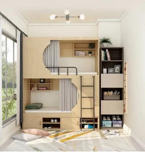 Manufacture Directly Sale Modern Durable Hotel Bunk Bed Gaming All Inclusive Capsule Bed Apartment School Student Dormitory