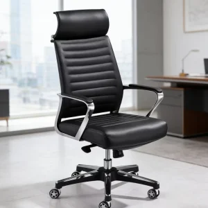 Manufacture Executive Office Chair Comfortable Stylish Staff Task leather Chair Adjustable Armrest Ergonomic Office Chair