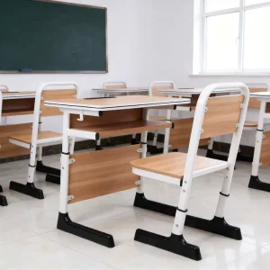 Manufacturer Adjustable Height School Chairs and Tables Set School Furniture for Classroom