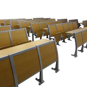 Manufacturer Aluminum Alloy University Desks Chairs Classroom Student Training Fixed Row Seating Waiting Benches