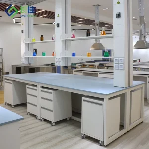Manufacturer Customized Laboratory Steel Lab Bench School Biological Lab Bench Table