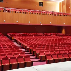 Manufacturer Customized Modern Theater Cinema Furniture Multimedia Foldable Lecture Hall Portable Auditorium Seat