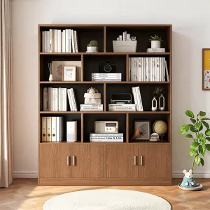 Manufacturer Direct Modern Wood Multi Tier Storage Cabinet Living Room Full Wall Combination Cabinet Background Cabinet