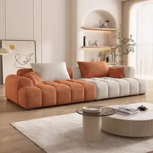 Manufacturer Direct Sale Luxury Fabric Sofa Set for Villa Modern Living Room Sofa Suite Home & Hotel Furniture