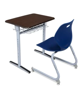 Manufacturer Durable High Quality Classroom Furniture Modern Design School Desk and Chair Set in Wood Material
