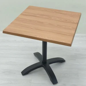 Manufacturer Outdoor Restaurant Waterproof Dining Courtyard Modern Square Coffee Table Dining Compact Wooden Table