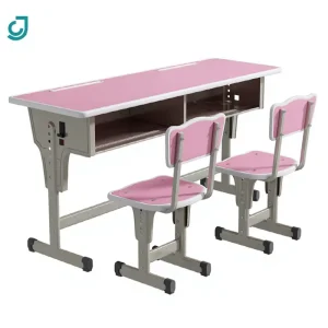 Manufacturer’s Comfortable Metal Wood Material School Desk Chair Set for Home Office Bedroom Living Room Use Modern Classroom