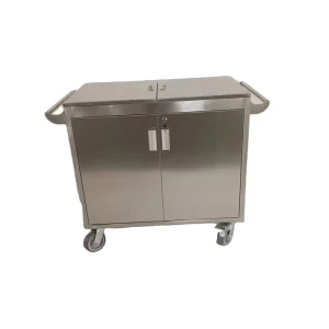 Manufacturers Customize Hospital Sterile Cabinets 304 Stainless Steel Cabinet Trolleys Cart for Medical Use Hospital and Clinic