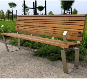 Manufacturers Public Garden Wooden Seating Benches Factory Patio Wooden Seating Bench