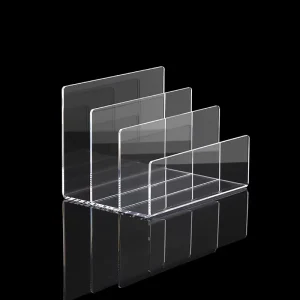 Manufacturer’s Standing Transparent Acrylic Bookshelf Supermarket Wallet Magazine Display Rack Office Data Classification Rack