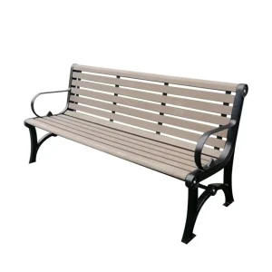 Manufacturing Outdoor Furniture Wood Bench Seat Outside Park Contemporary Hardwood Bench Seating Public Garden Patio Bench Chair