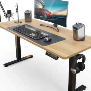 Mass Customization Modern Wooden Extendable Portable Double Motor Table Office Height Legs Width Adjustable Desk