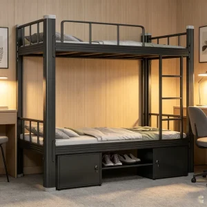 Mass Production Bunk Bed Dormitory Metal Bunk Beds Unified Specification for School Batch Procurement and Dormitory Renovation
