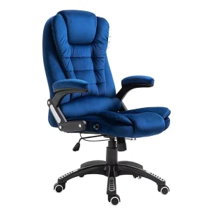 Massage Soft Ergonomic Office Furniture Executive Recliner Boss Chair Luxury Black PU Leather Office Chair