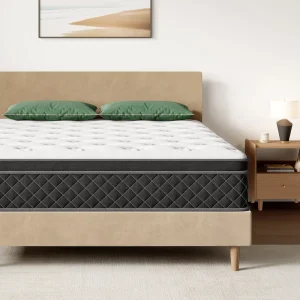Mattress in a Box Roll up Pocket Spring Memory Foam Mattress Bed Hotel School Projects Breathable Durable