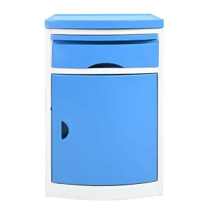 Medical ABS Plastic Clinic Hospital Bedside Cabinet Locker With Drawer