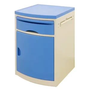 Medical ABS Plastic Hospital Bedside Table