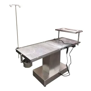 Medical Animal Veterinary Clinic 304 Stainless Steel Two-side Tilt Constant Temperature Pet Operating Table