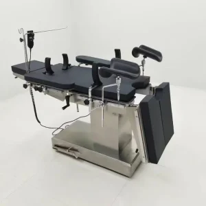 Medical Electric Comprehensive Operating Table with Leg Support Hospital Operating Room Surgical Plastic Surgery Bed