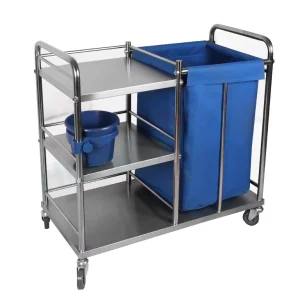 Medical Equipment Stainless Steel Hospital Nurse Trolley Linen Trolley