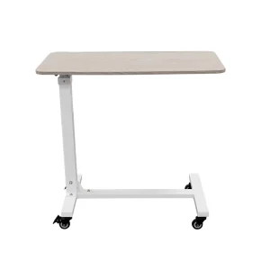 Medical Food Table for Hospital Bed Adjustable Hospital Overbed Table With Wheels
