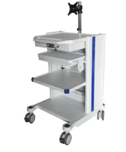 Medical Furniture Movable ABS Instrument Trolley Endoscope Cart