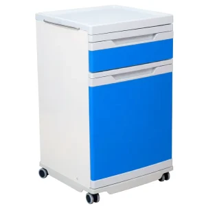 Medical Hospital Bedside Cabinet Plastic Storage for Clinic Use Customizable Easy to Clean