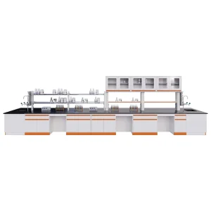 Medical Laboratory Furniture Steel Chemical Biology Work Table Bench Test Bench With Sink