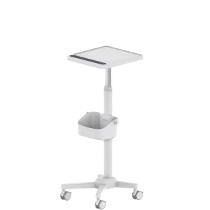 Medical Notebook Trolley Nurse Workstation Roll Stand ECG Rolling Stand