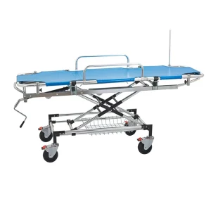 Medical Patient Hospital Automatic On Board Transfer Trolley Ambulance Stretcher Trolley Aluminium Alloy Manual Resuscitation