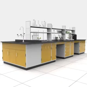 Medical Steel Laboratory Work Bench Hospital Laboratory Workstation Table