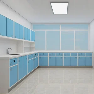 Medical Treatment Station Nurses Station Stainless Steel Modern Minimalist Medication Dispensing Hospital Cabinet