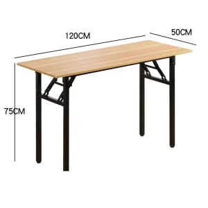 Medium Folding Table 100 * 40 CM Office Furniture Modern Foldable Training Table Wooden School Class Room Desk Frame Iron Steel