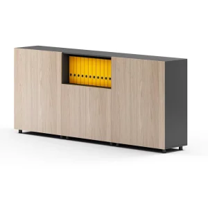 Meetco Home Office Wood File and Wardrobe Storage File Office Furniture Cabinet